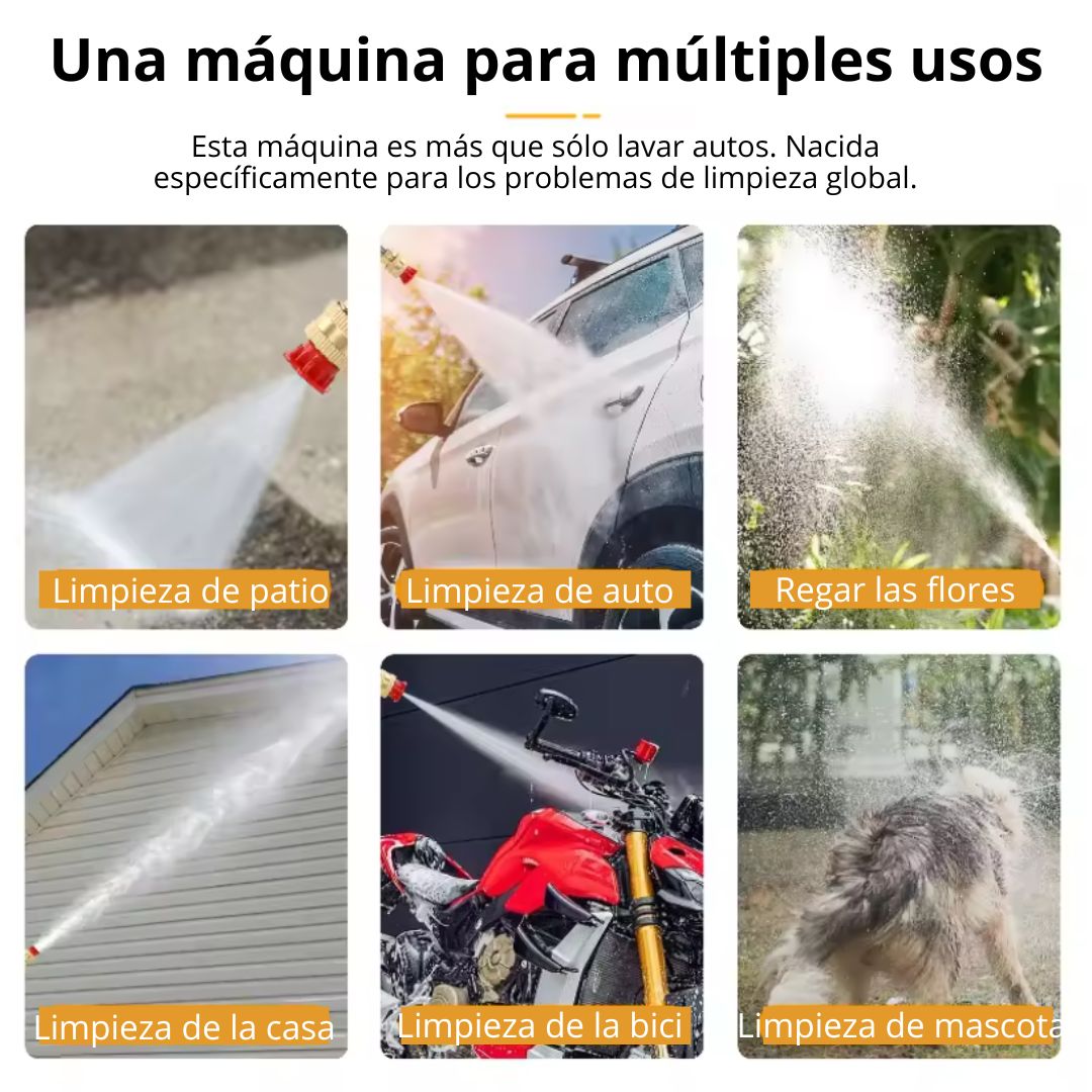 Pistola Pro Hidrolavadora Inalámbrica – Potencia y limpieza donde la necesites