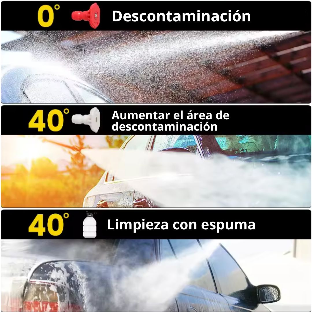 Pistola Pro Hidrolavadora Inalámbrica – Potencia y limpieza donde la necesites