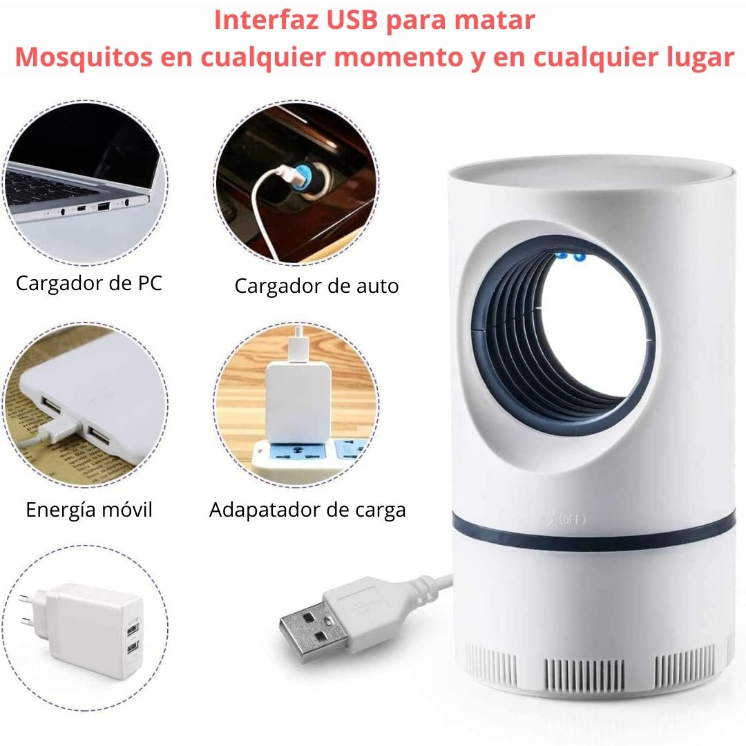 Lámpara Mata Mosquitos 360°