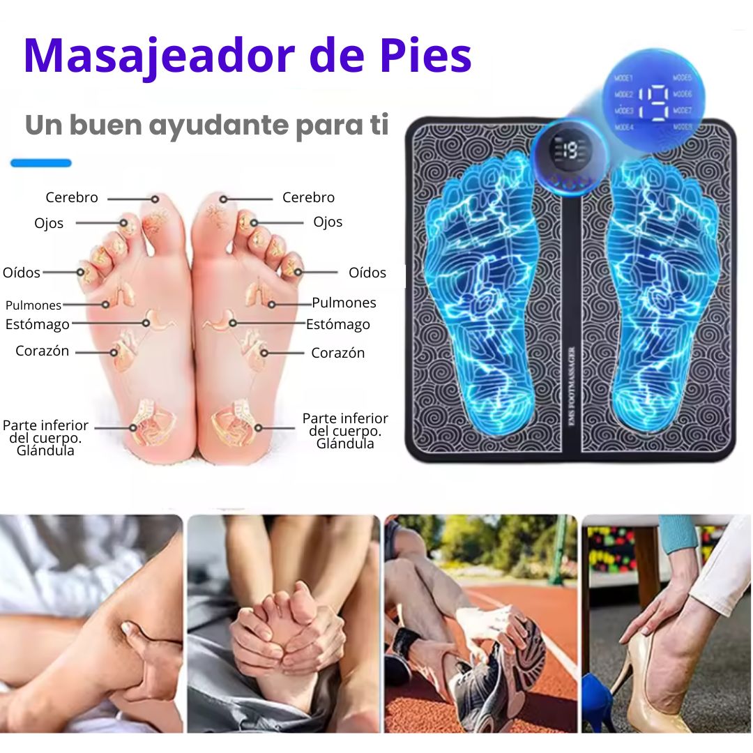 Masajeador Eléctrico Estimulador de Pies
