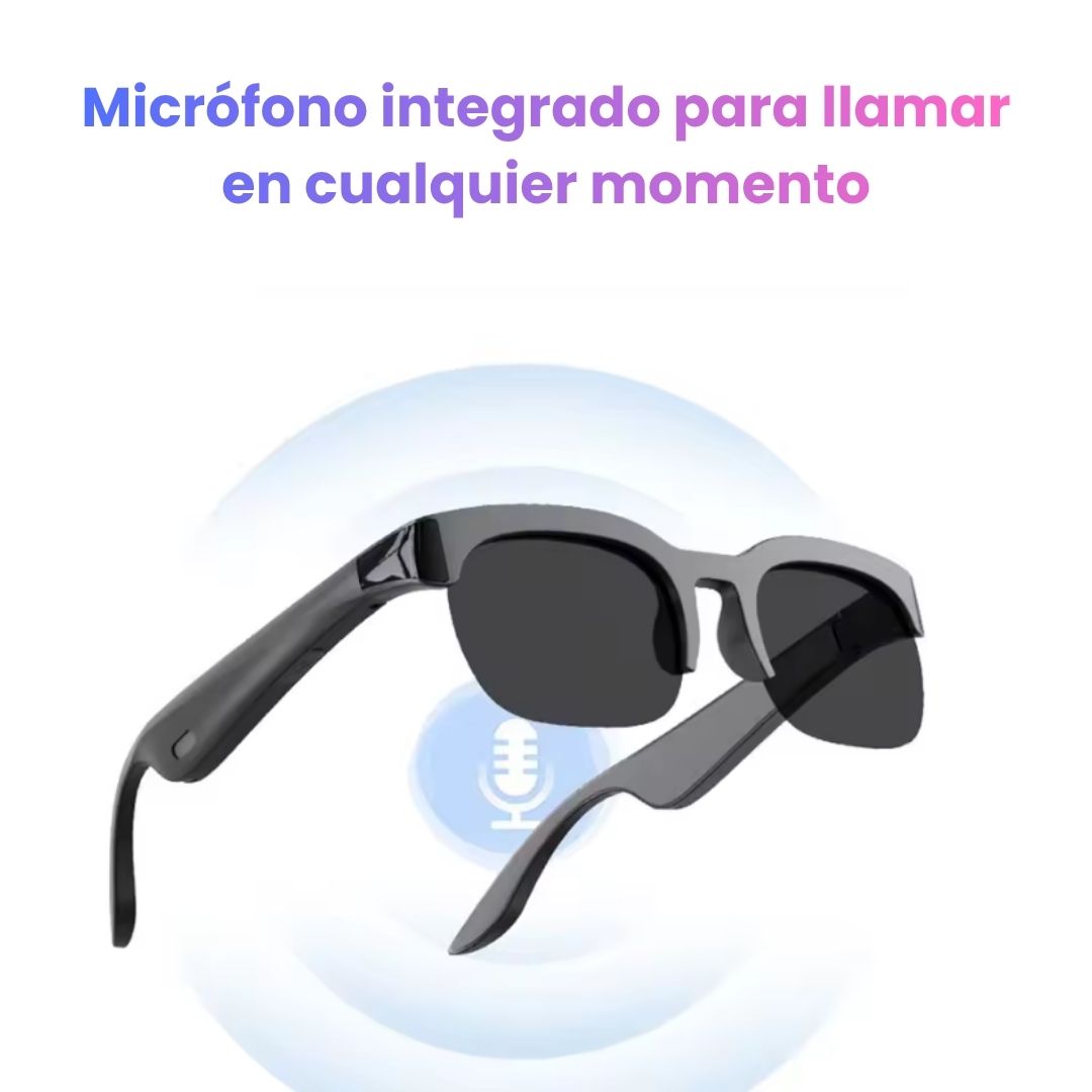 Lentes Bluetooth SMART — Escucha música, contesta llamadas y luce increíble, sin cables
