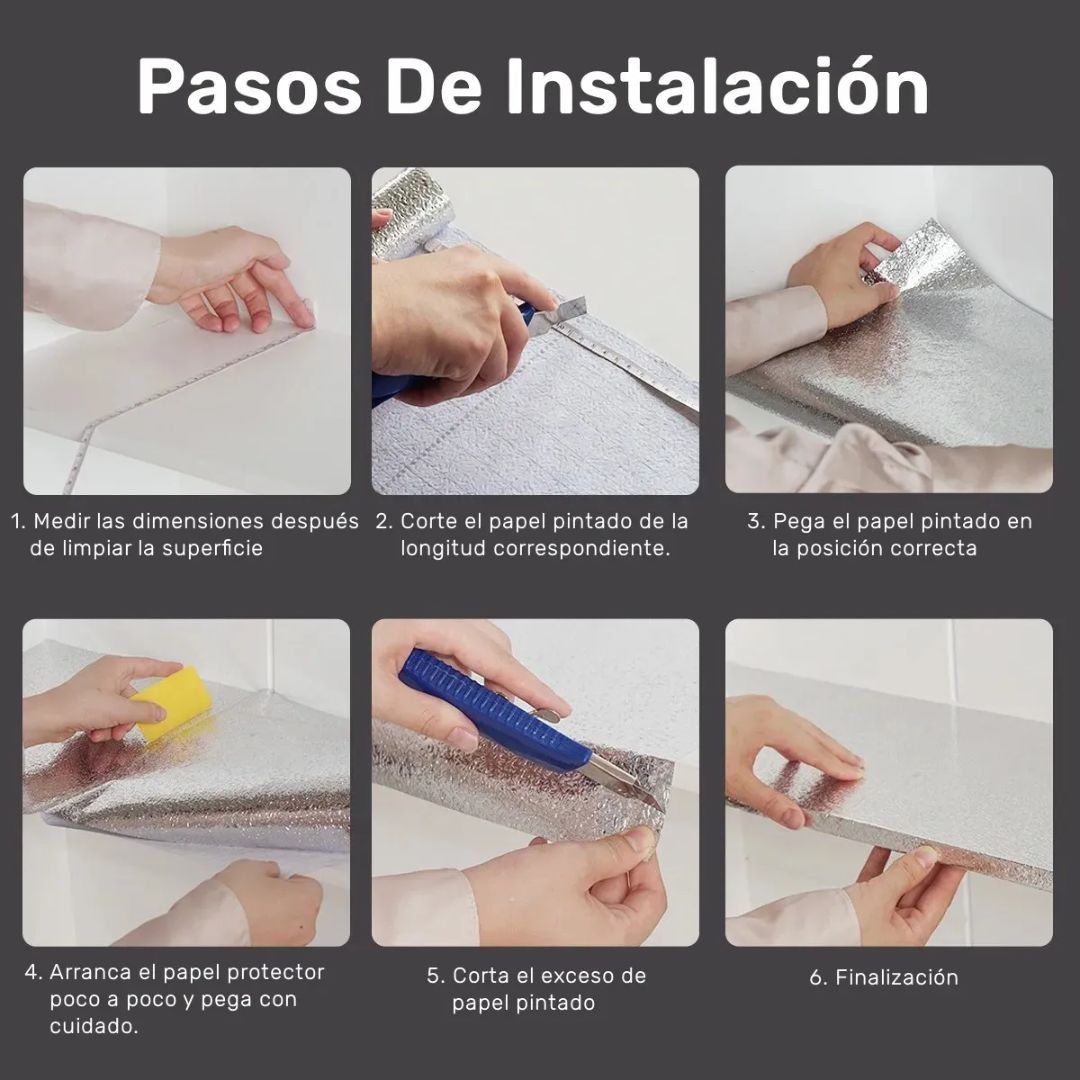 Papel Aluminio para Toda Tu Cocina 5 mts de 60 cm