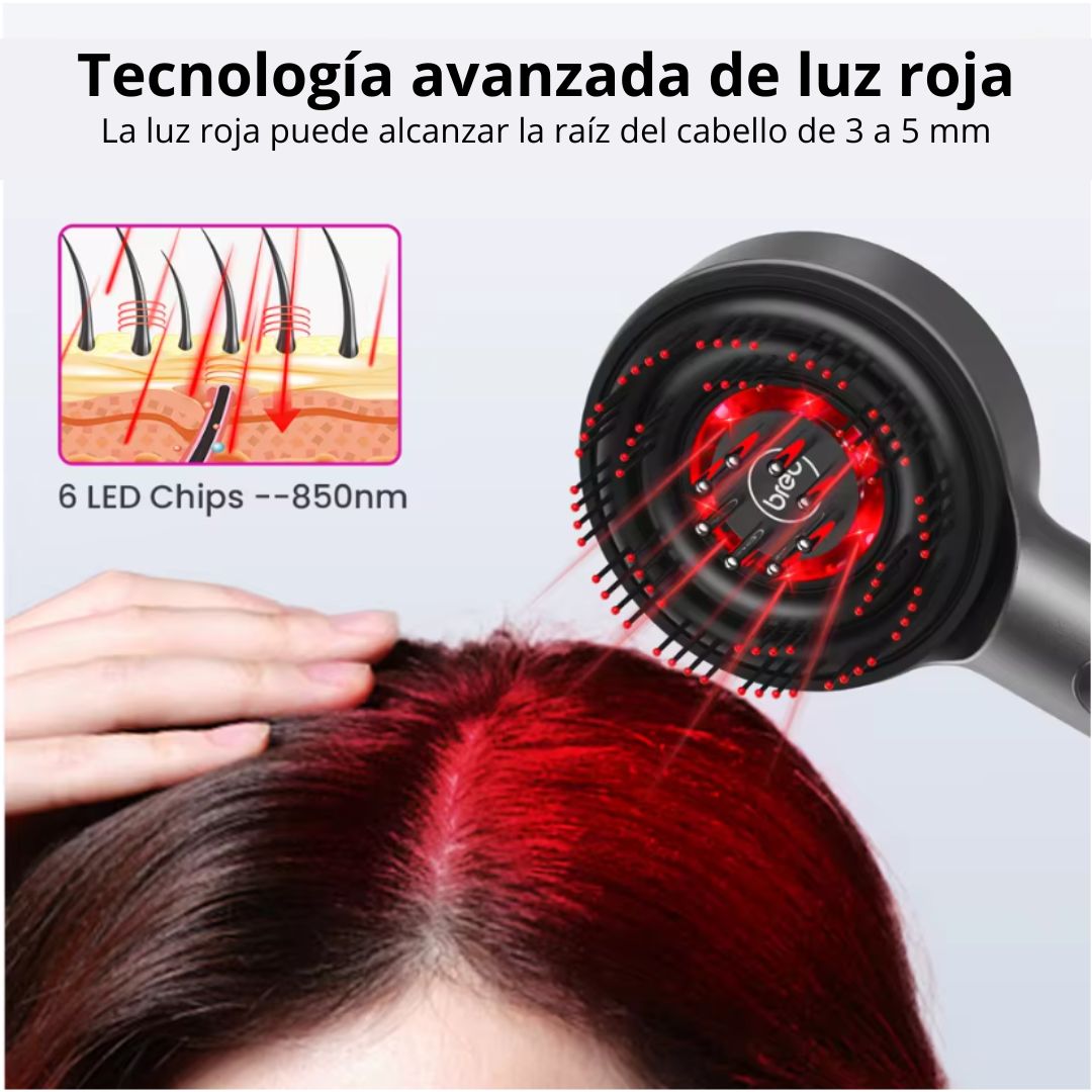 Cepillo Eléctrico para Masaje del Cuero Cabelludo: Relaja, Estimula, Renueva