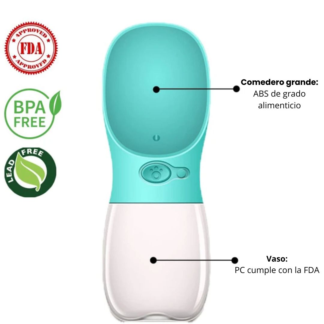 AquaPet® Bebedero Portátil de Mascotas