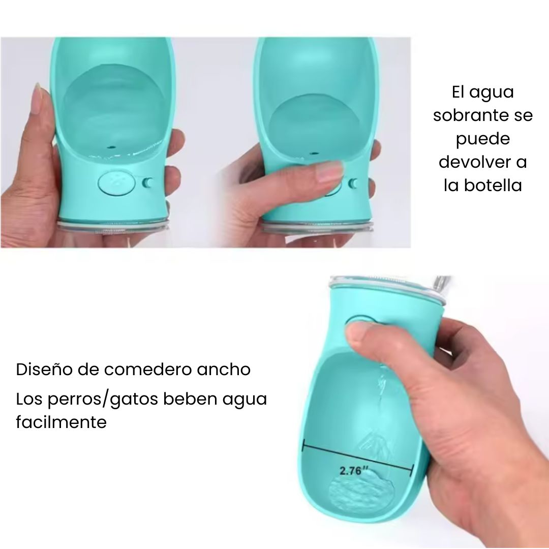 AquaPet® Bebedero Portátil de Mascotas