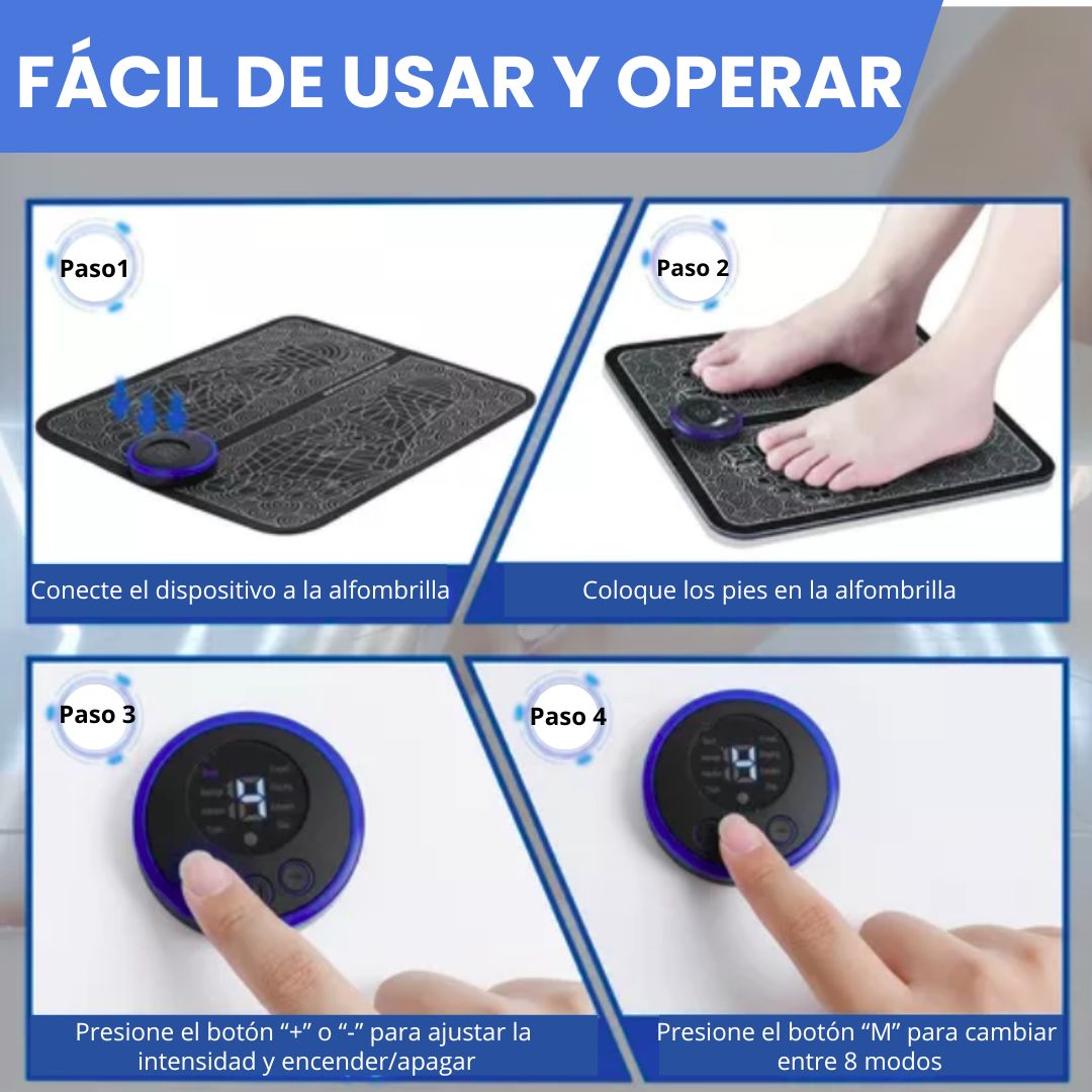 Masajeador Eléctrico Estimulador de Pies