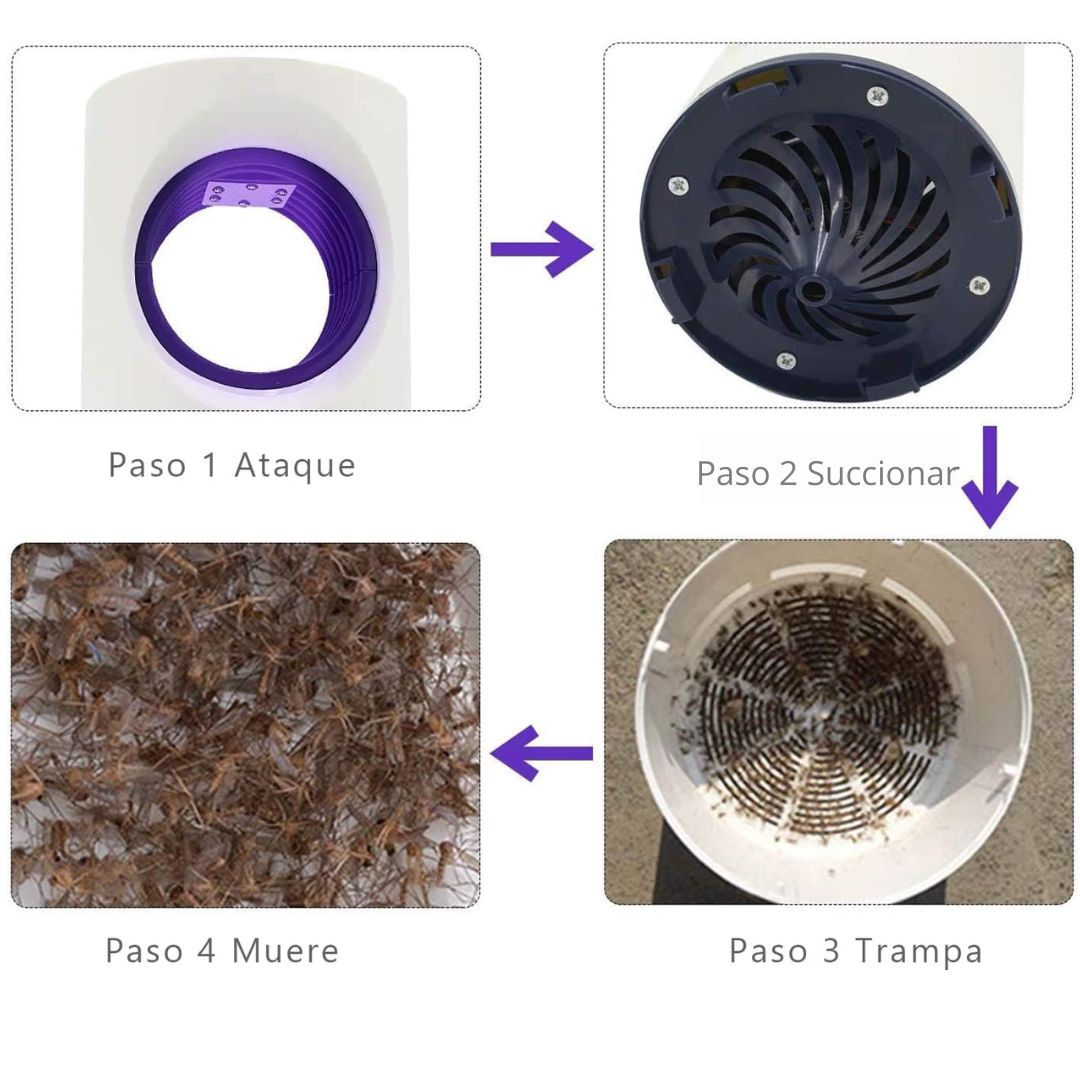 Lámpara Mata Mosquitos 360°