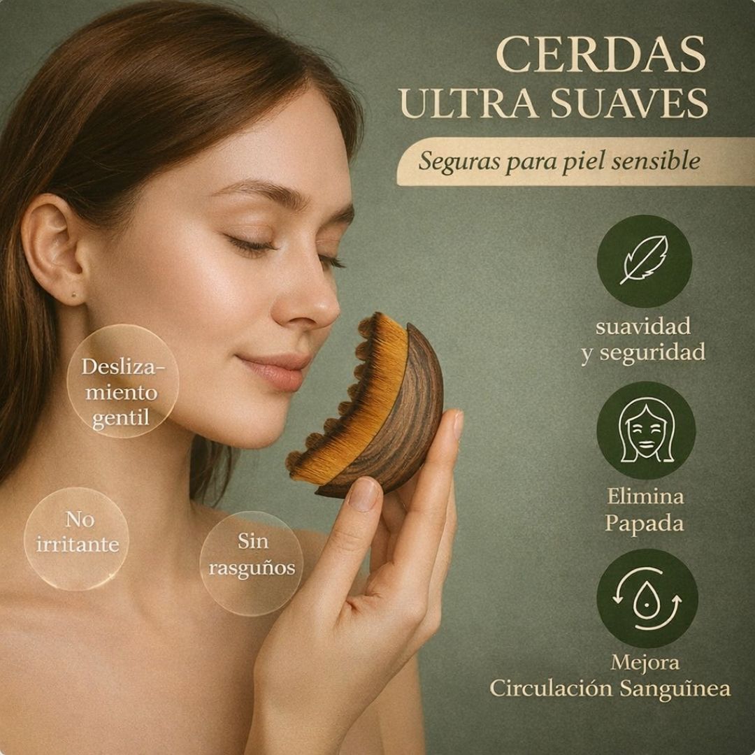 Cepillo Facial de Contorno Linfático