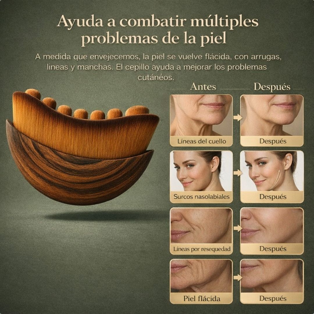 Cepillo Facial de Contorno Linfático