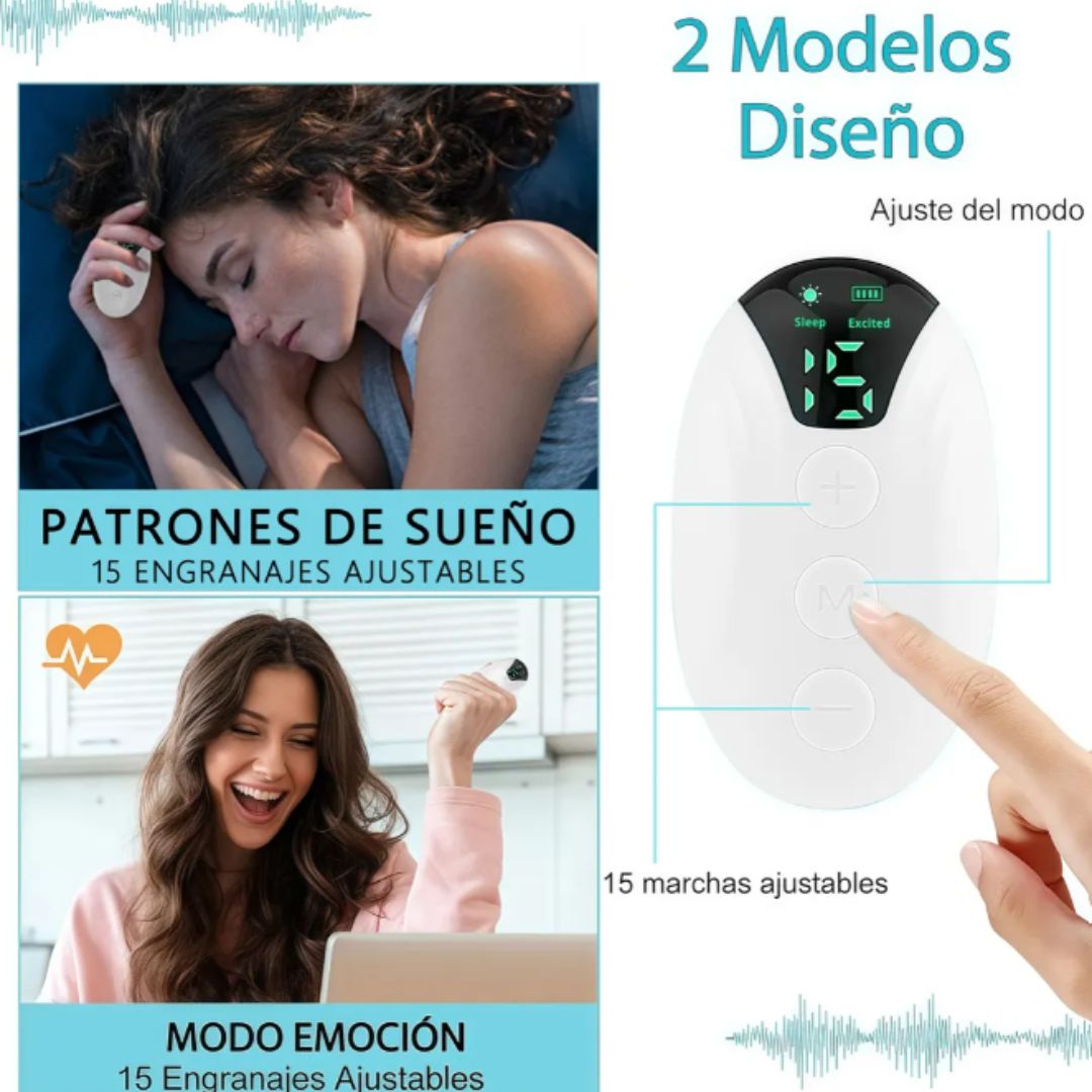 Dispositivo portátil para aliviar ansiedad y mejorar el descanso