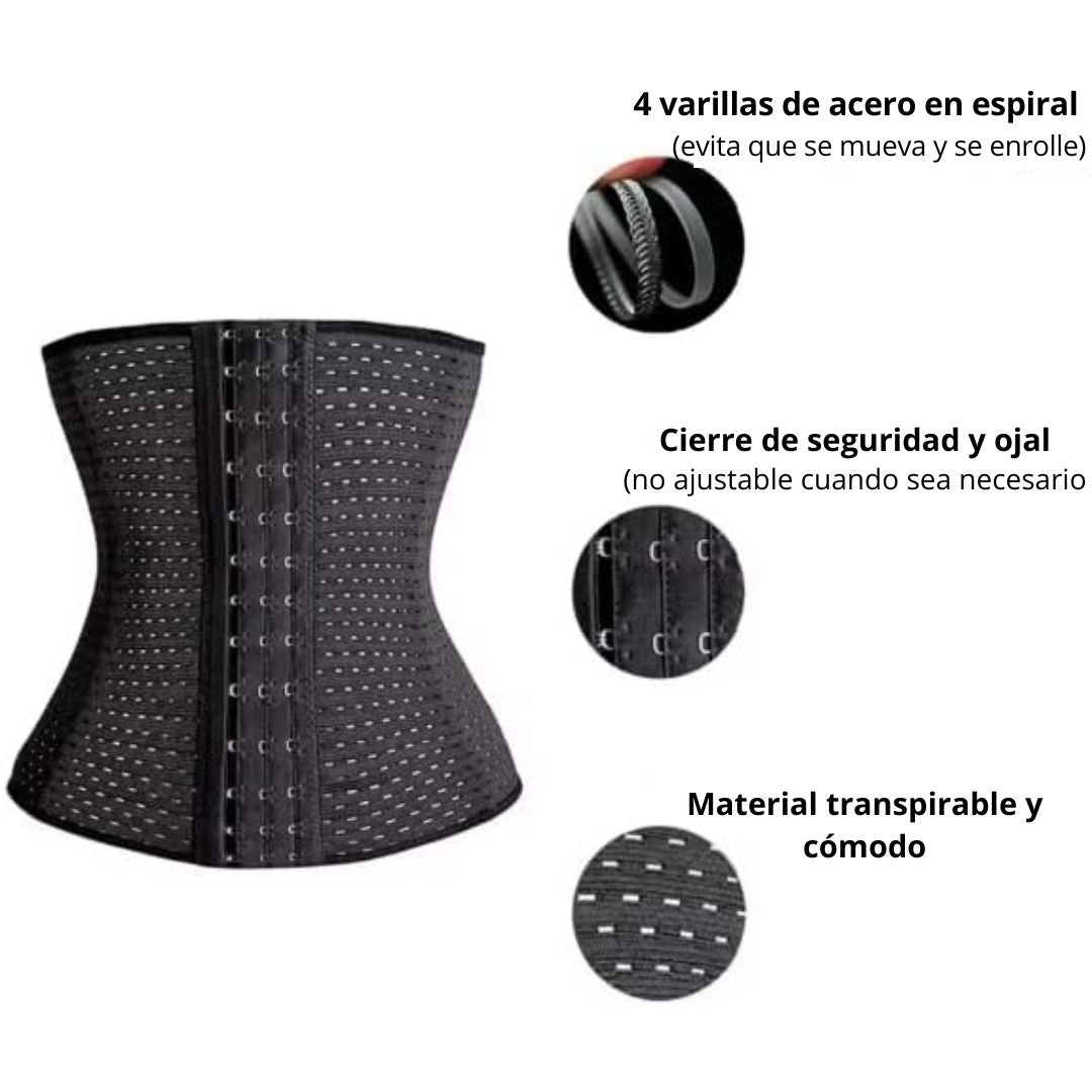 Faja Modeladora Cintura Corset Reductora