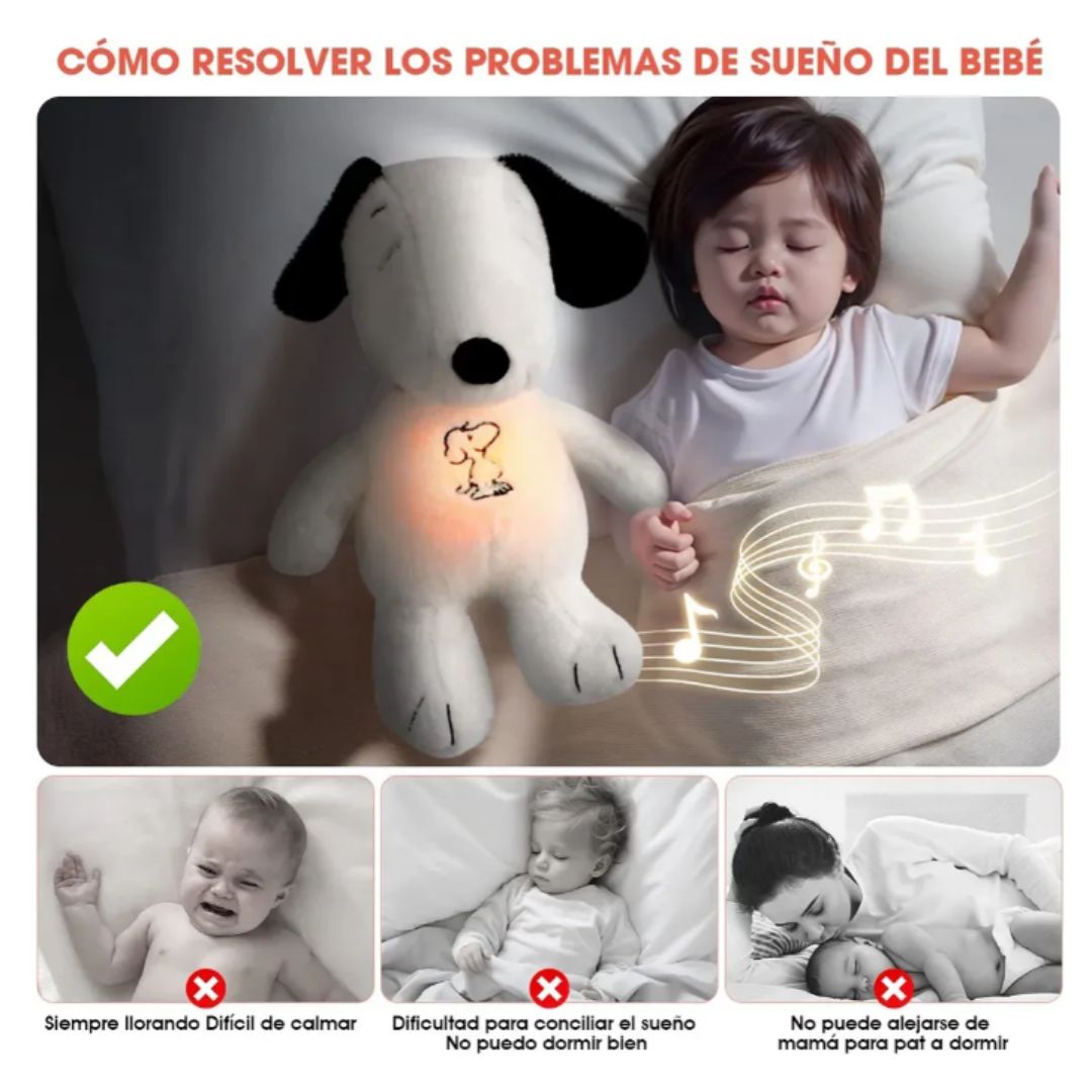 Peluche Snoopy Respiracion Antiestres