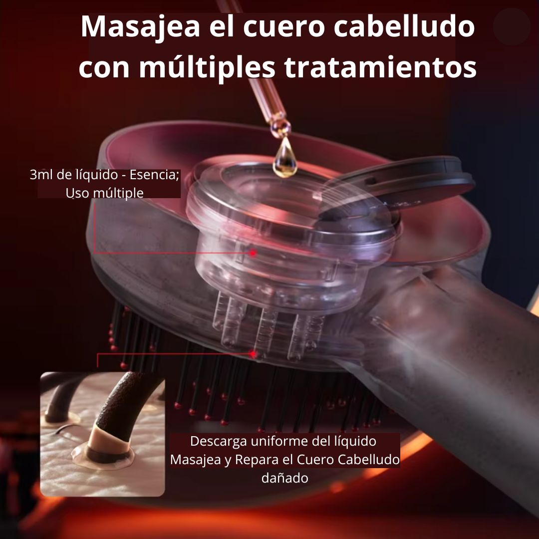 Cepillo Eléctrico para Masaje del Cuero Cabelludo: Relaja, Estimula, Renueva