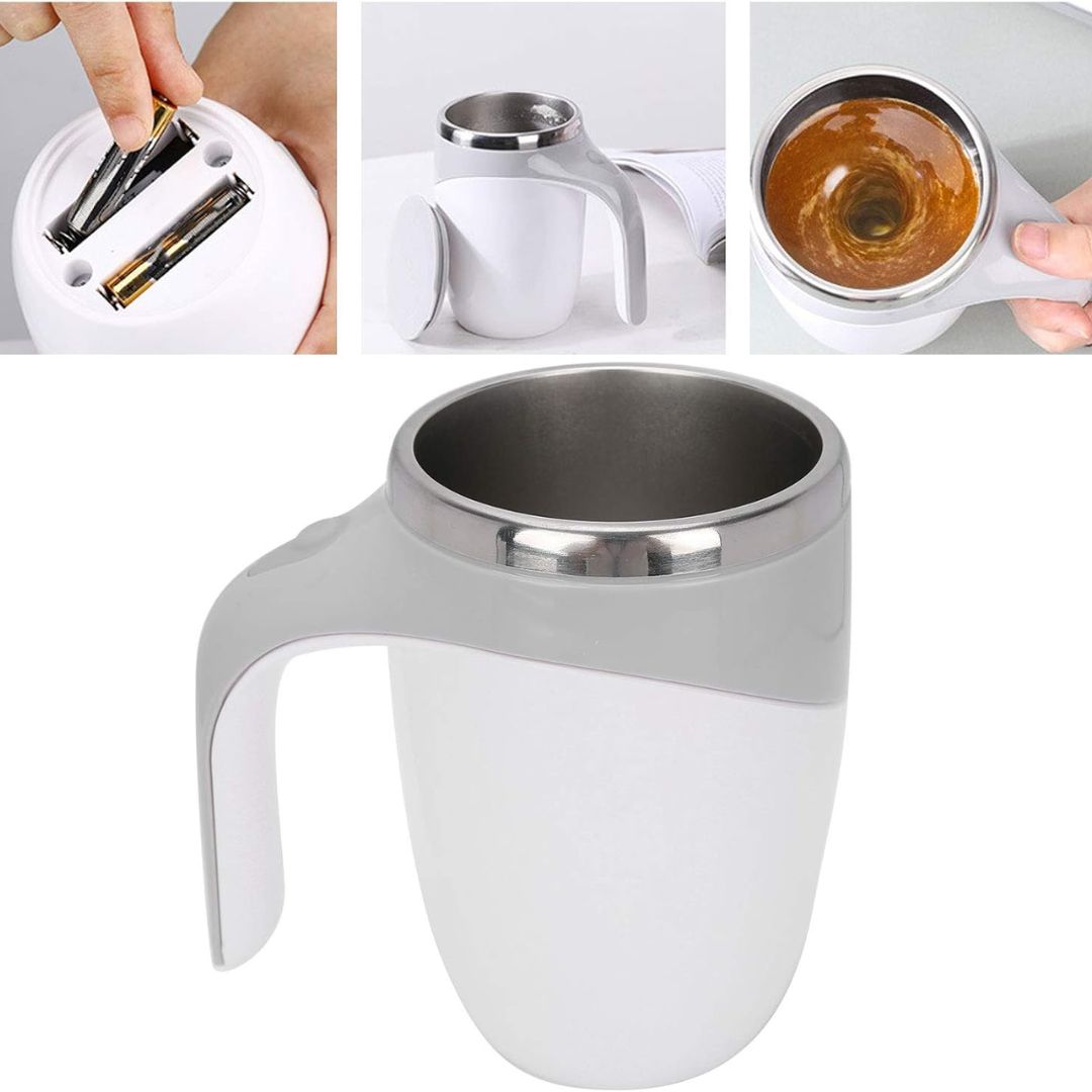Taza Mezcladora Automática 380ml | Práctica y Moderna