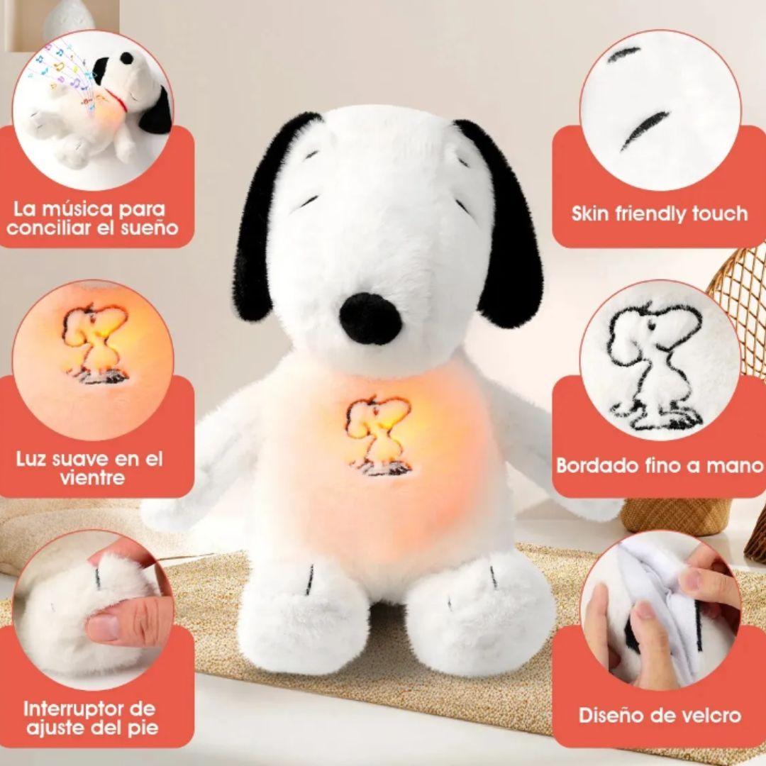 Peluche Snoopy Respiracion Antiestres