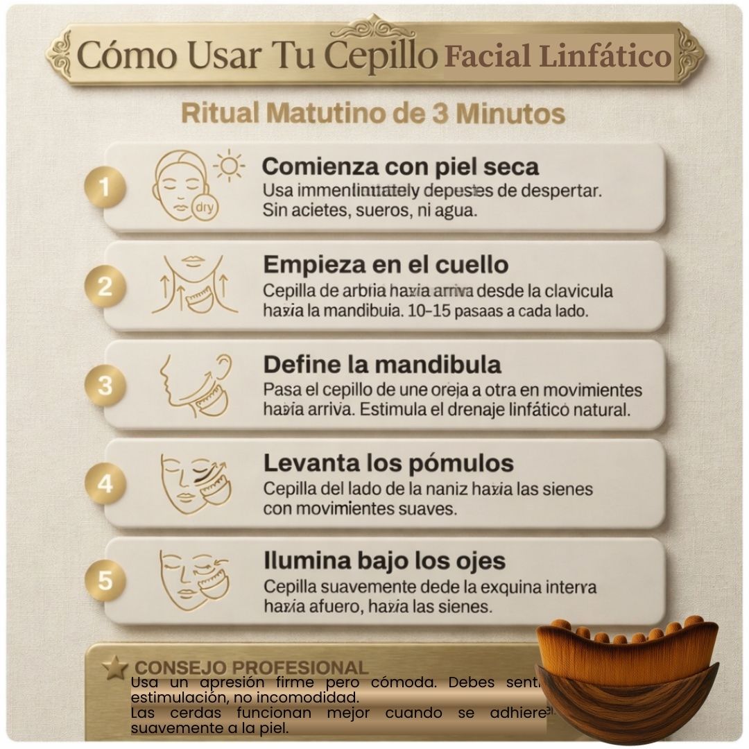 Cepillo Facial de Contorno Linfático