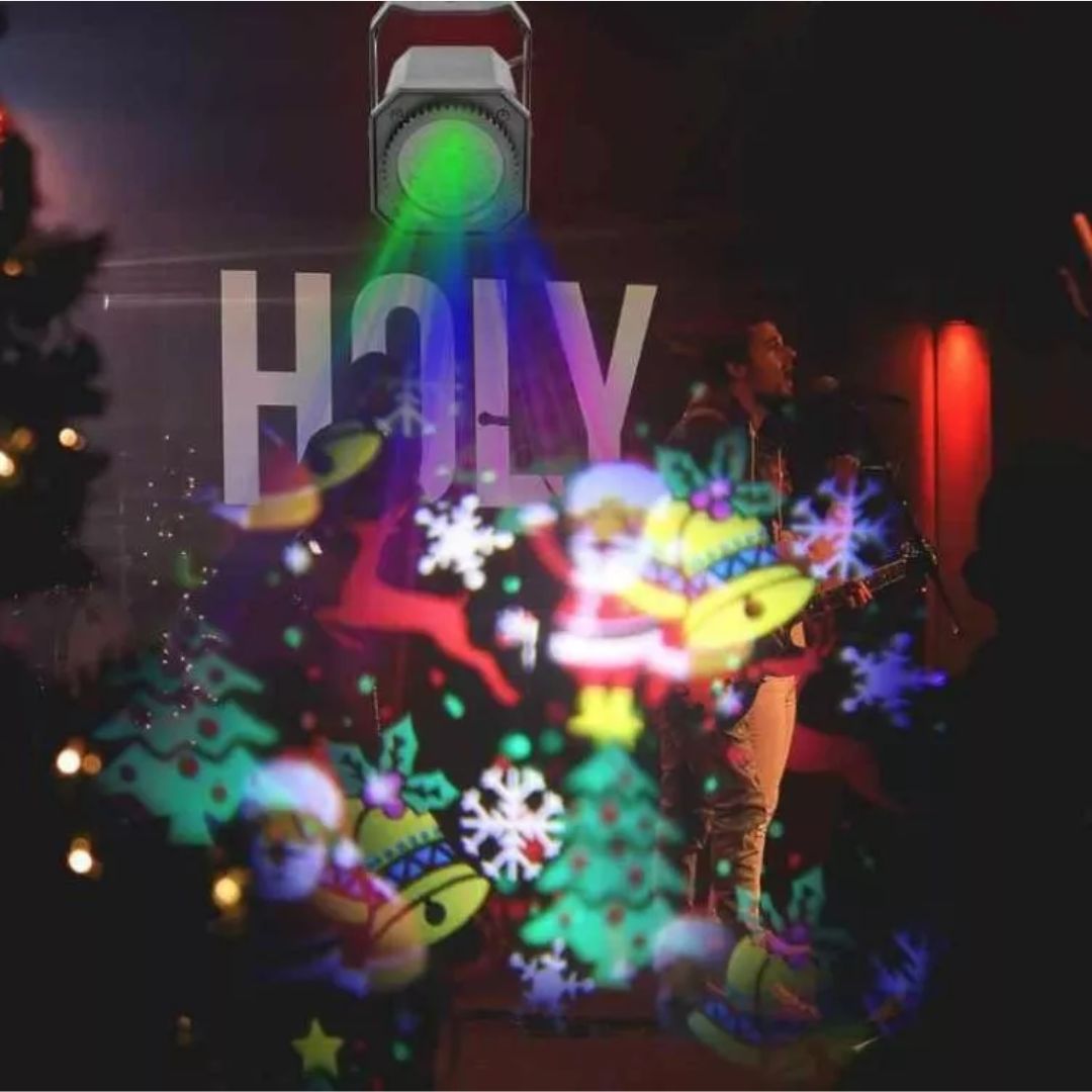 Proyector de Luz Led Navidad y Halloween