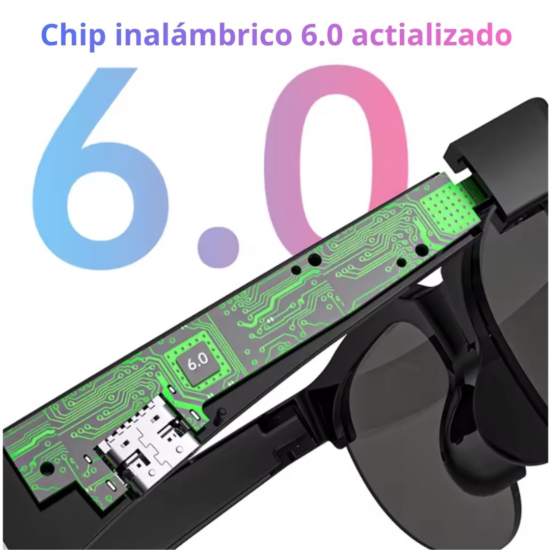 Lentes Bluetooth SMART — Escucha música, contesta llamadas y luce increíble, sin cables
