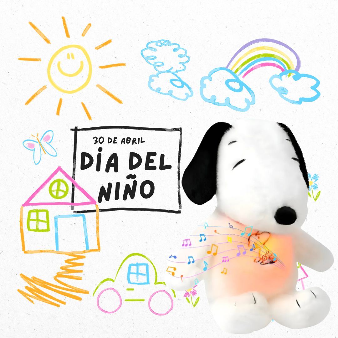 Peluche Snoopy Respiracion Antiestres