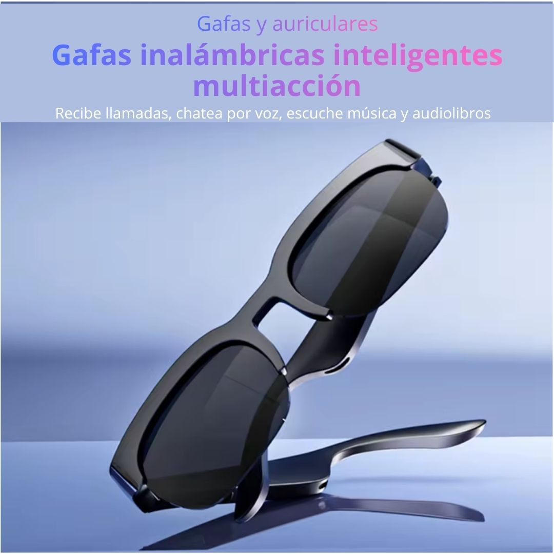 Lentes Bluetooth SMART — Escucha música, contesta llamadas y luce increíble, sin cables