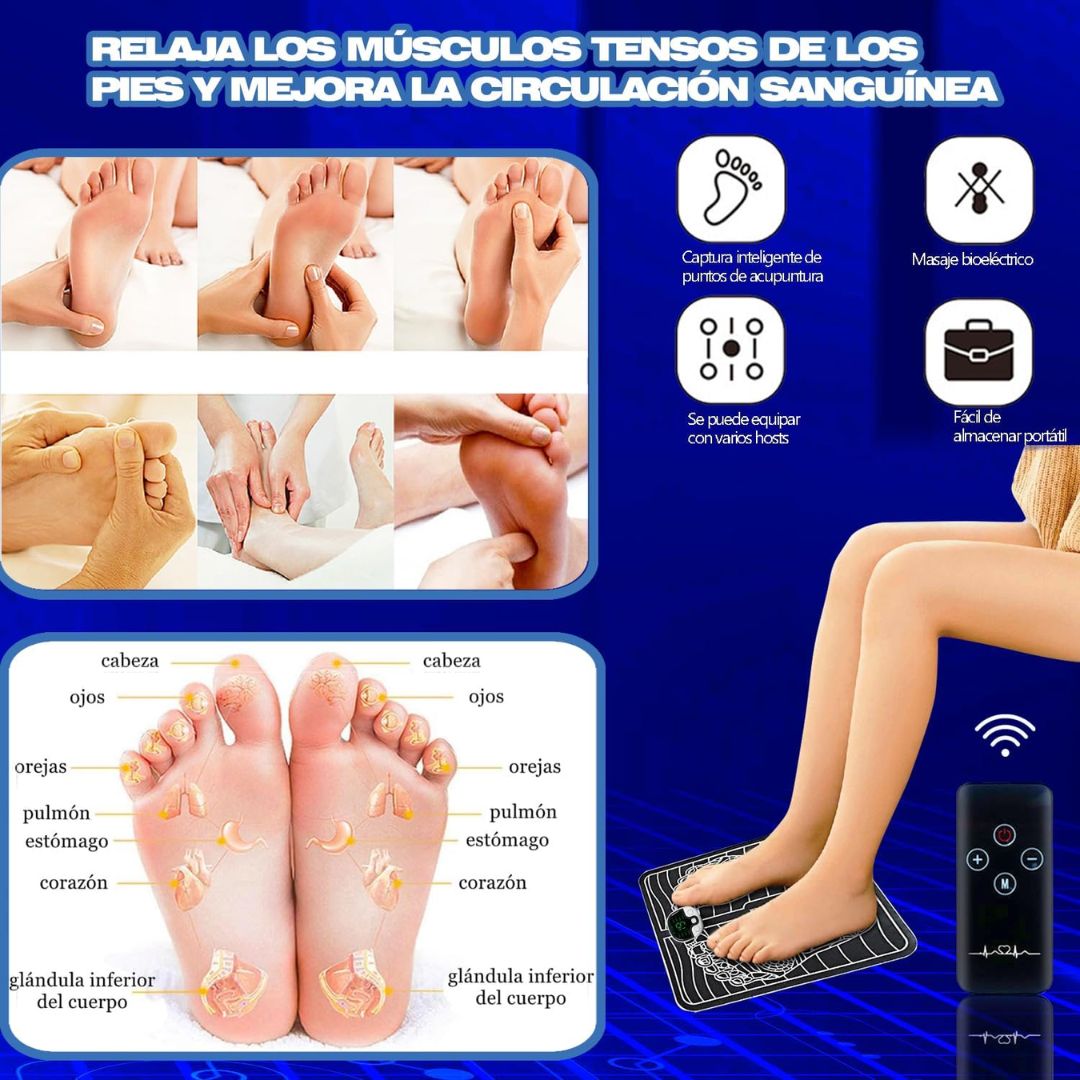 Masajeador Eléctrico Estimulador de Pies