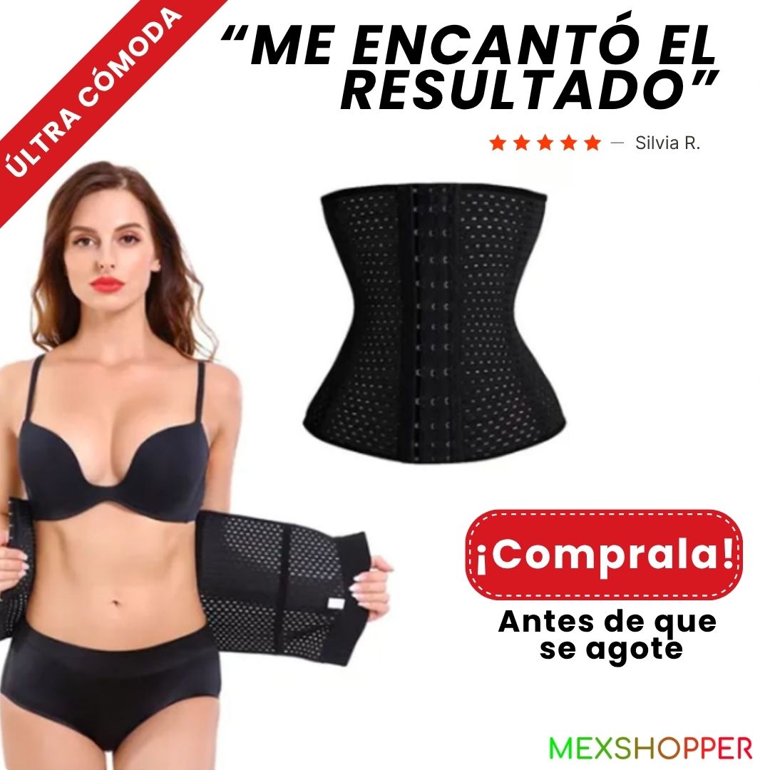 Faja Modeladora Cintura Corset Reductora