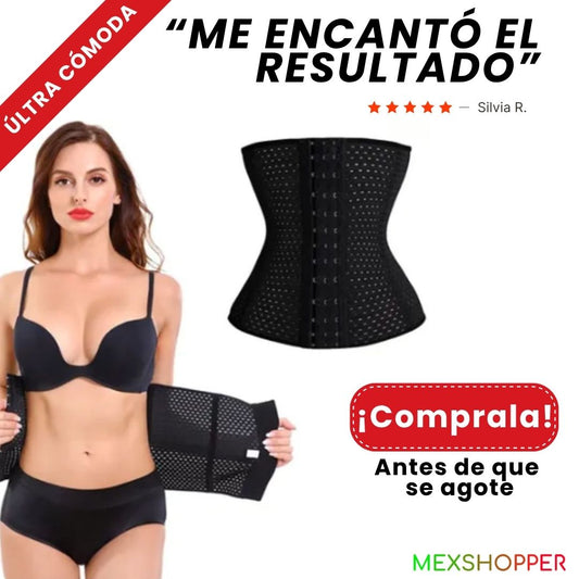 Faja Modeladora Cintura Corset Reductora