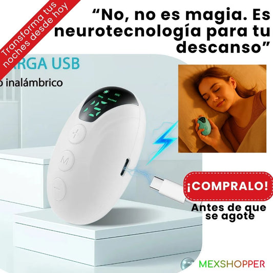 Dispositivo portátil para aliviar ansiedad y mejorar el descanso
