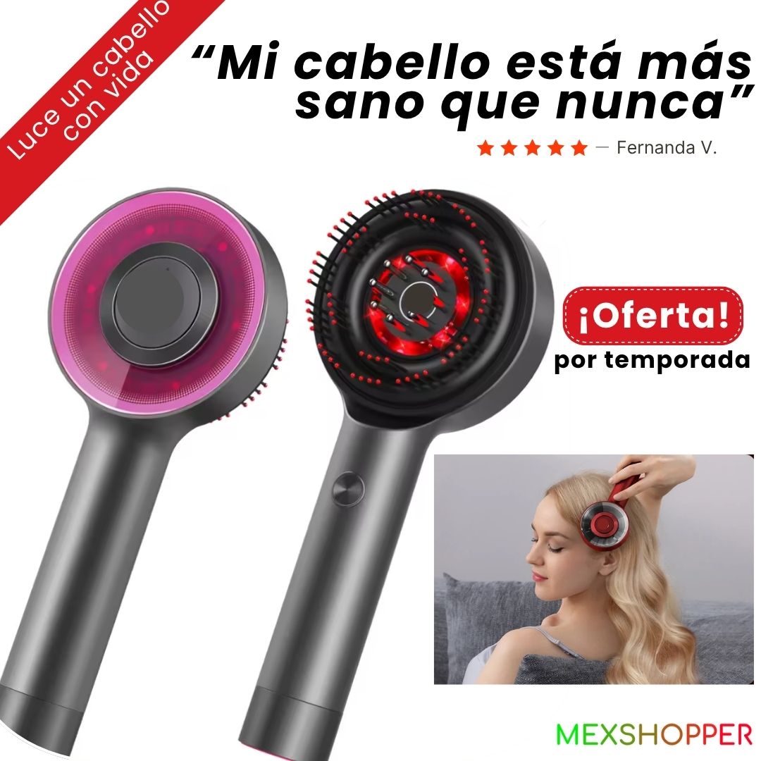 Cepillo Eléctrico para Masaje del Cuero Cabelludo: Relaja, Estimula, Renueva