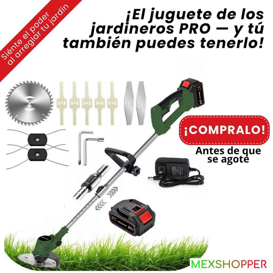 Podadora Recargable 2 en 1: Potencia y Precisión sin Cables