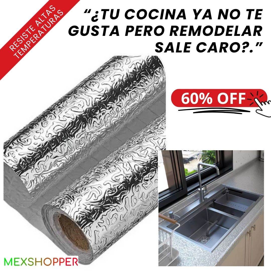 Papel Aluminio para Toda Tu Cocina 5 mts de 60 cm