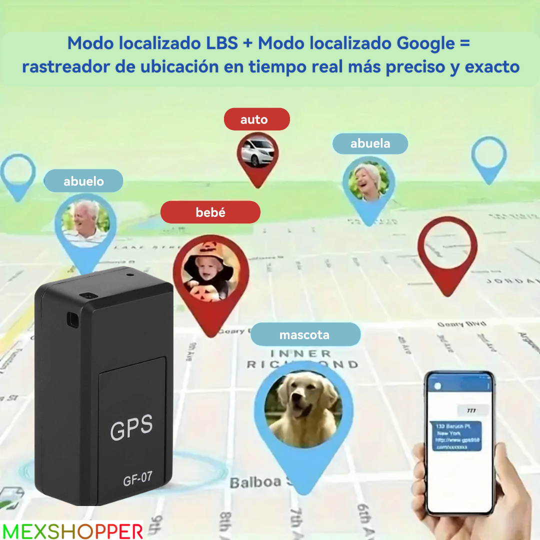 Mini GPS Locator - Localiza todo en tiempo real