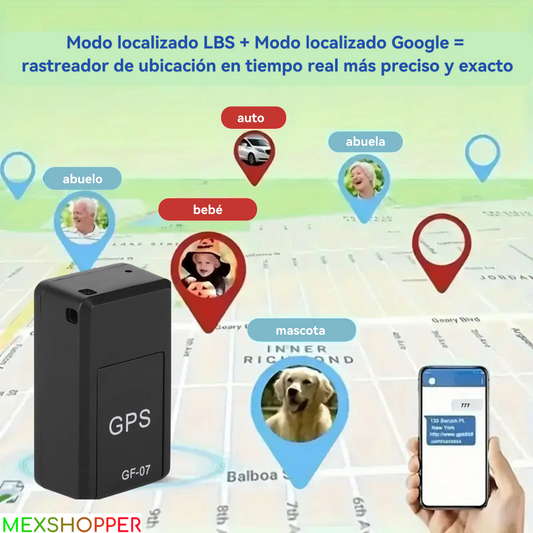 Mini GPS Locator - Localiza todo en tiempo real